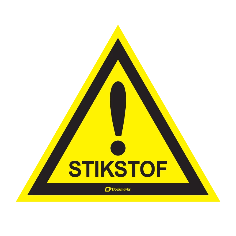 Sticker Stikstof 150x150mm                                                                          