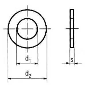 Sluitring Nylon D125A M12 100's