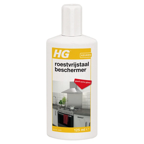 HG Roestvrijstaal beschermer snel glans (125 ml)