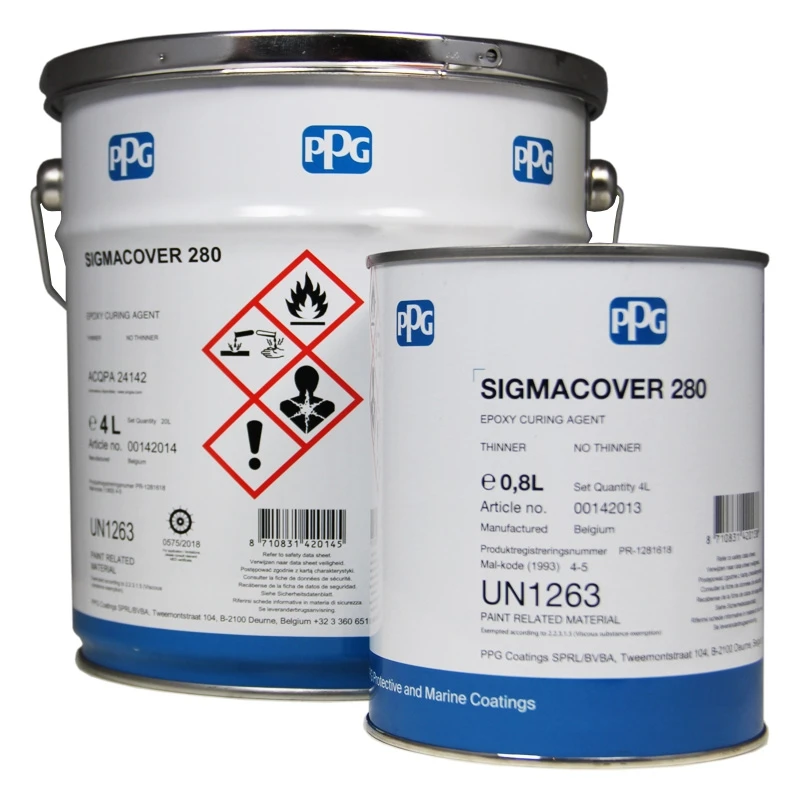 Sigmacover 280 Primer Yellow/Green 4 Liter Inclusief Verharder