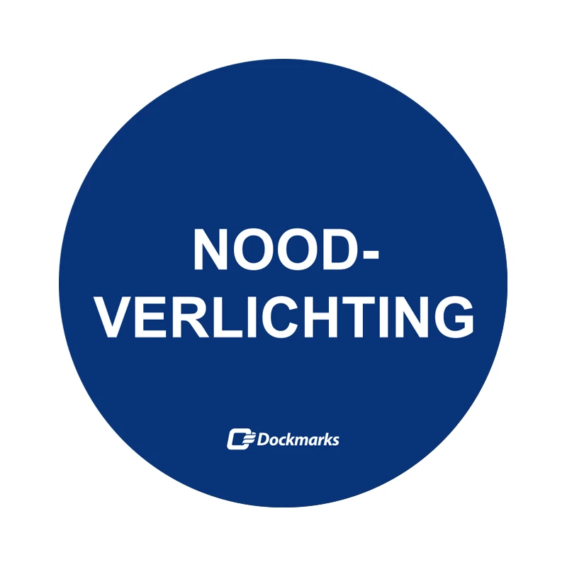 Sticker Noodverlichting 40mm                                                                        