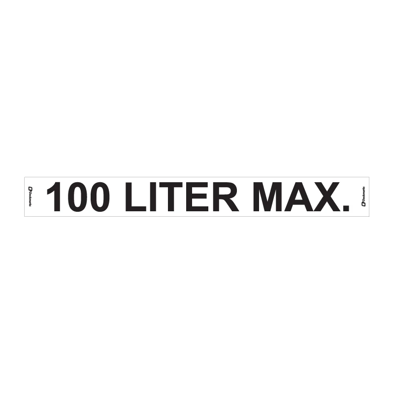 Sticker 100L MAX 220x100mm                                                                          