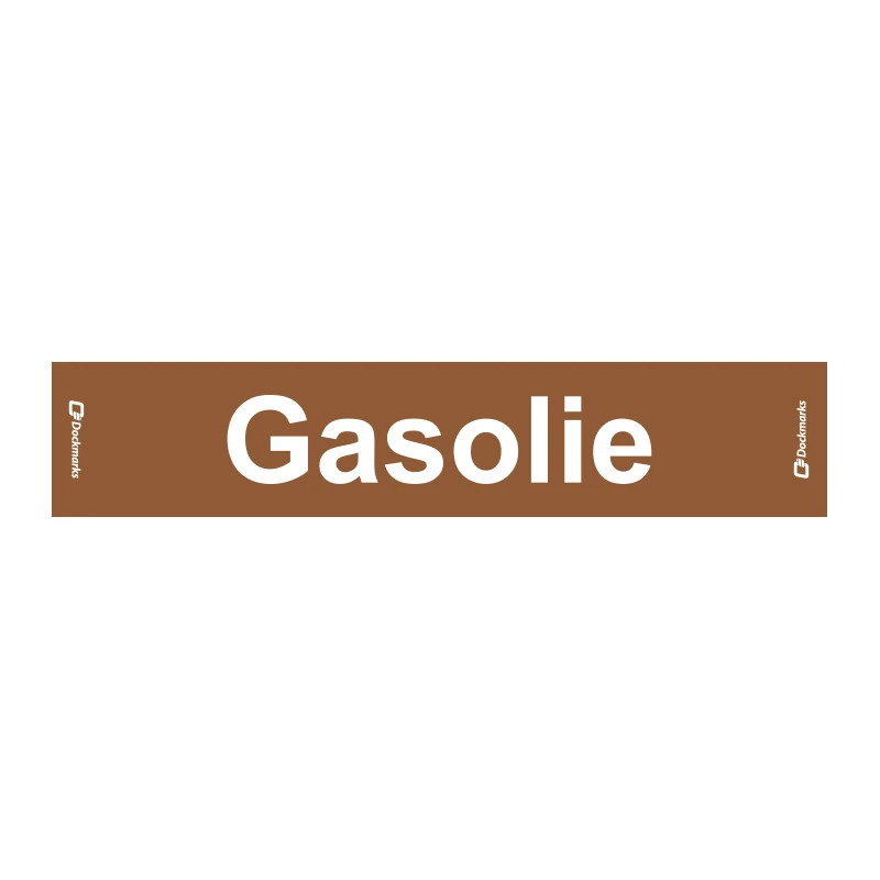 Sticker Gasolie  100 x 20 mm