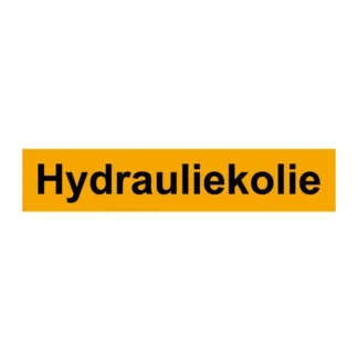 Sticker Tekst Hydroliekolie - 100x20 mm